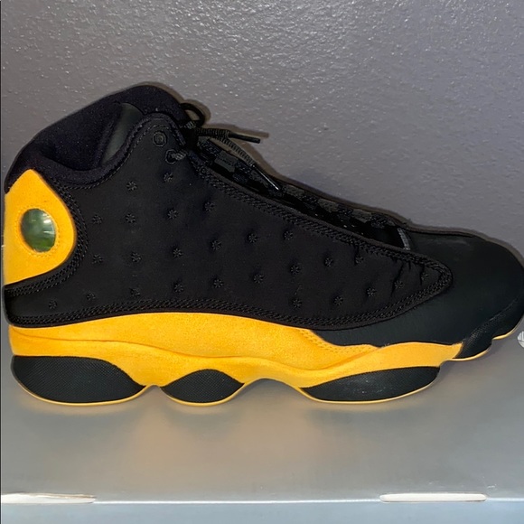 jordan 13 retro yellow and black